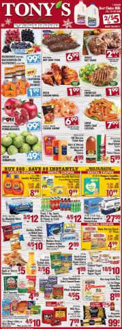 Grocery & Drug offers in Aurora IL | Tony's Fresh Market Weekly Ad in Tony's Fresh Market | 11/30/2022 - 12/6/2022