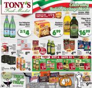 Grocery & Drug offers in Naperville IL | Tony's Fresh Market Weekly Ad in Tony's Fresh Market | 9/27/2023 - 10/31/2023