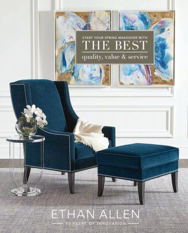 Home & Furniture offers in Michigan City IN | Ethan Allen Your Spring Makeover > in Ethan Allen | 9/15/2022 - 12/31/2022