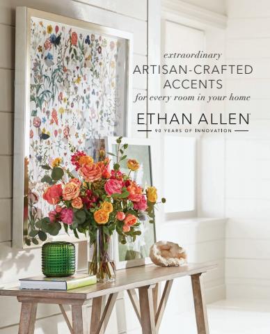 Home & Furniture offers in Michigan City IN | Ethan Allen Artisan-Crafted Accents > in Ethan Allen | 9/15/2022 - 12/31/2022