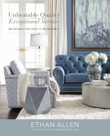 Offer on page 5 of the Ethan Allen Unbeatable Quality > catalog of Ethan Allen