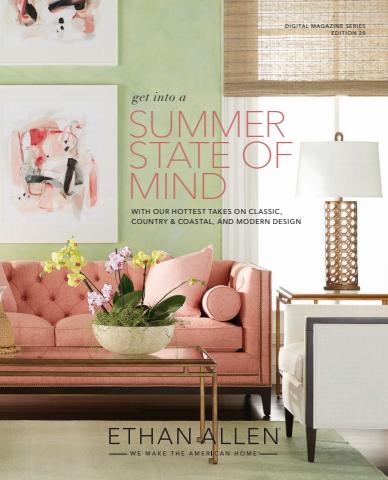 Offer on page 5 of the Ethan Allen Summer State of Mind > catalog of Ethan Allen