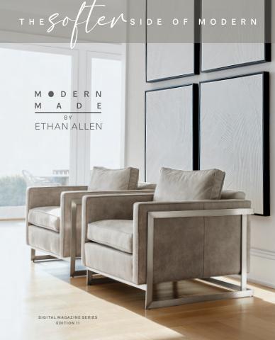 Offer on page 11 of the Ethan Allen Modern Made > catalog of Ethan Allen