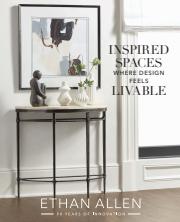 Offer on page 12 of the Ethan Allen Inspired Spaces > catalog of Ethan Allen