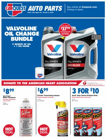 Automotive offers in Jackson TN | Flyer Carquest in Carquest | 9/1/2022 - 10/5/2022