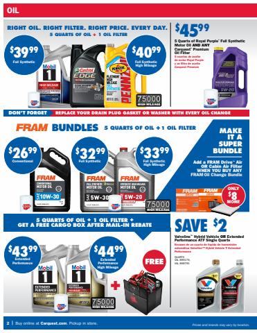 Carquest catalogue in Centre Hall PA | Flyer Carquest | 11/10/2022 - 2/1/2023