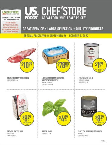 Chef'Store catalogue in Phoenix AZ | Chef'Store weekly ad | 9/26/2022 - 10/9/2022
