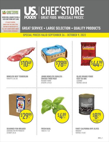 Chef'Store catalogue | Chef'Store weekly ad | 9/26/2022 - 10/9/2022