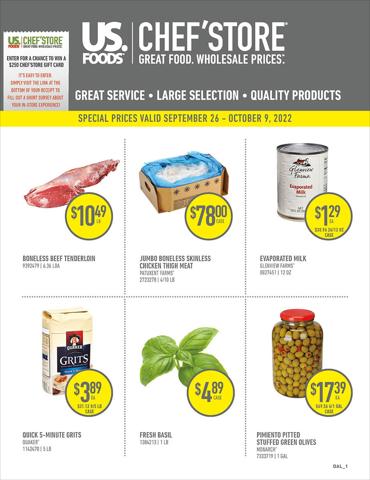 Chef'Store catalogue in Dallas TX | Chef'Store weekly ad | 9/26/2022 - 10/9/2022