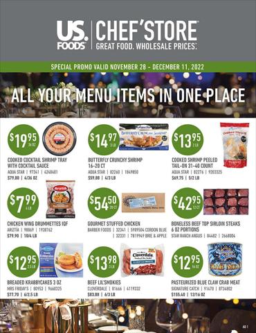 Chef'Store catalogue | Chef'Store weekly ad | 12/5/2022 - 12/8/2022