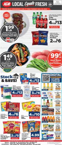 Grocery & Drug offers in Dayton OH | Weekly Ad IGA in IGA | 8/17/2022 - 8/23/2022