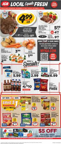 Grocery & Drug offers in Elyria OH | Weekly Ad IGA in IGA | 11/30/2022 - 12/6/2022