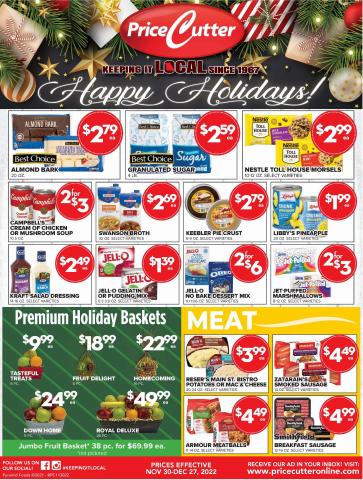 Price Cutter catalogue | Price Cutter weekly ad | 11/30/2022 - 12/27/2022