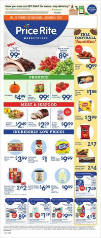 Grocery & Drug offers in Bethesda MD | Price Rite flyer in Price Rite | 9/30/2022 - 10/6/2022
