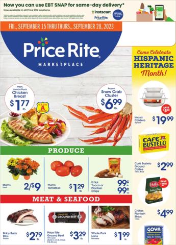 Price Rite catalogue in Cheektowaga NY | Weekly Ads Price Rite | 9/15/2023 - 9/28/2023