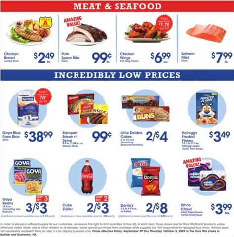 Price Rite catalogue in Philadelphia PA | Weekly Ads Price Rite | 9/29/2023 - 10/5/2023