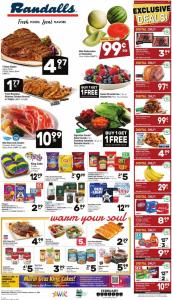 Offer on page 1 of the Weekly Ad catalog of Randalls