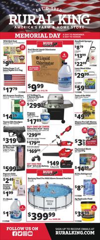 Rural King catalogue in Spring Hill FL | Rural King Weekly add | 5/19/2022 - 6/1/2022