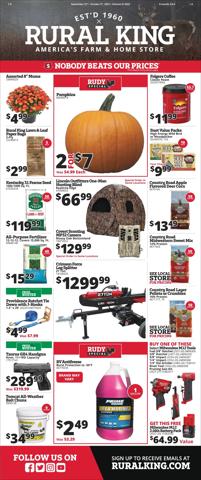 Rural King catalogue in Delphi IN | Rural King Weekly add | 9/22/2022 - 10/5/2022