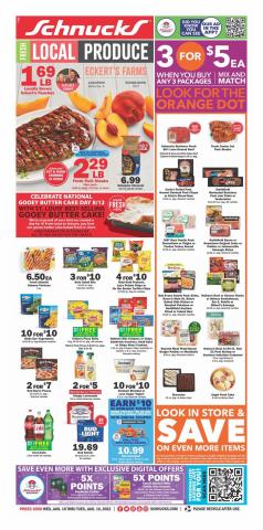 Grocery & Drug offers in Chesterfield MO | Weekly Print Ad in Schnucks | 8/10/2022 - 8/16/2022