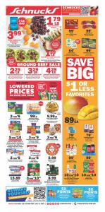Offer on page 1 of the Weekly Print Ad catalog of Schnucks