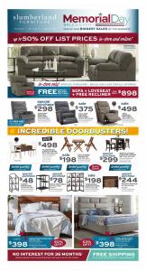 Home & Furniture offers in Joplin MO | Weekly Ad in Slumberland Furniture | 5/28/2023 - 6/13/2023