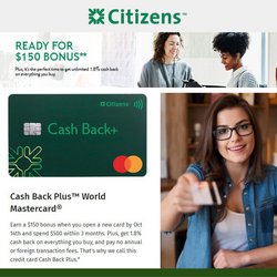 Banks deals in the Citizens Bank catalog ( More than a month)