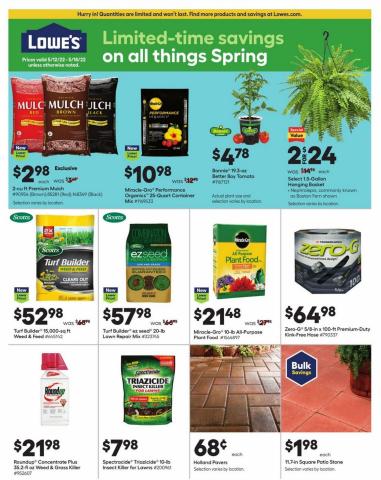 Lowe's catalogue | Weekly Ad | 5/12/2022 - 5/18/2022
