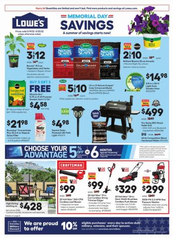 Tools & Hardware offers in Lake Charles LA | Weekly Ad in Lowe's | 5/19/2022 - 5/25/2022