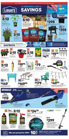 Lowe's catalogue | Weekly Ad | 5/26/2022 - 6/1/2022