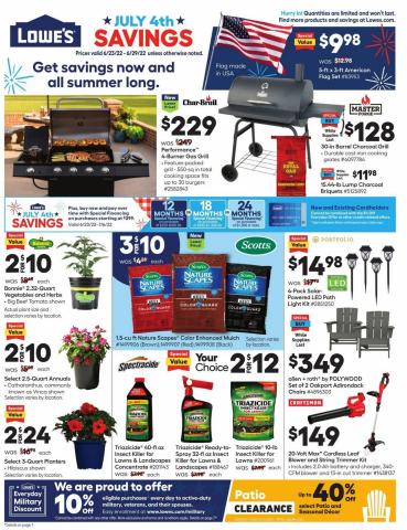 Tools & Hardware offers in San Marcos CA | Weekly Ad in Lowe's | 6/23/2022 - 6/29/2022