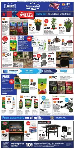 Lowe's catalogue in Findlay OH | Lowe's flyer | 5/18/2023 - 5/31/2023