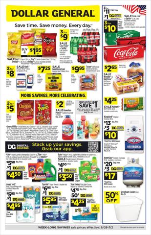 Discount Stores offers in Gilbert AZ | Dollar General Weekly ad in Dollar General | 6/26/2022 - 7/2/2022