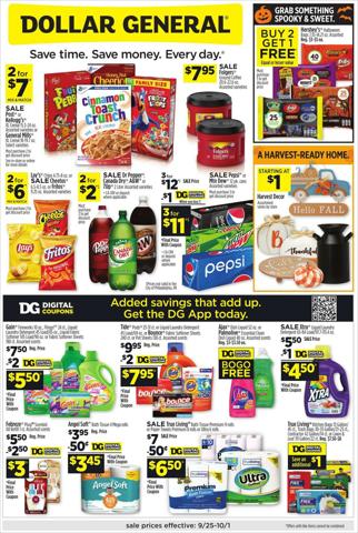 Discount Stores offers in Las Vegas NV | Dollar General flyer in Dollar General | 9/25/2022 - 10/1/2022