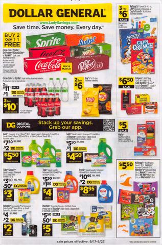 Dollar General catalogue in Newell WV | Weekly Ads Dollar General | 9/17/2023 - 9/23/2023