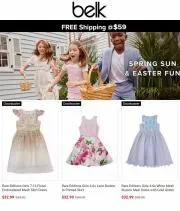 Department Stores offers in Richardson TX | Spring Sun & Easter Fun in Belk | 3/13/2023 - 4/9/2023