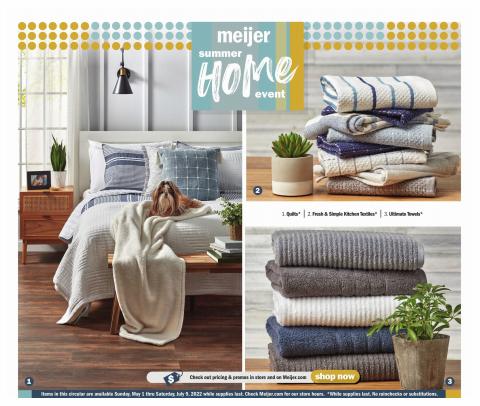 Meijer catalogue in Indianapolis IN | Home Ad | 5/1/2022 - 7/9/2022