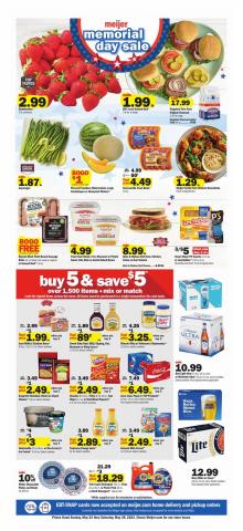 Discount Stores offers in Springfield IL | Weekly Ad in Meijer | 5/22/2022 - 5/28/2022