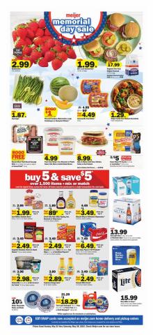 Discount Stores offers in Anderson IN | Weekly Ad in Meijer | 5/22/2022 - 5/28/2022