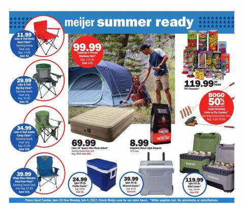 Discount Stores offers in Muncie IN | 4th of July Ad in Meijer | 6/26/2022 - 7/4/2022