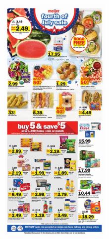 Discount Stores offers in Muncie IN | Weekly Ad in Meijer | 6/26/2022 - 7/2/2022