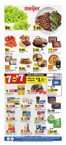 Meijer catalogue in Dayton OH | Weekly Ad | 8/7/2022 - 8/13/2022
