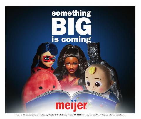 Discount Stores offers in Des Plaines IL | Toy Ad in Meijer | 10/2/2022 - 10/29/2022