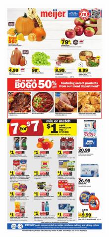 Discount Stores offers in Lima OH | Weekly Ad in Meijer | 10/2/2022 - 10/8/2022