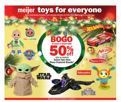 Discount Stores offers in Aurora IL | Holiday Ad in Meijer | 12/4/2022 - 12/10/2022