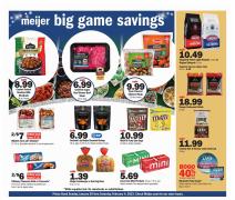 Discount Stores offers in Hammond IN | Superbowl Ad in Meijer | 1/29/2023 - 2/4/2023