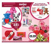 Discount Stores offers in Joliet IL | Valentine's Day  in Meijer | 1/29/2023 - 2/4/2023
