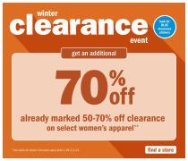 Discount Stores offers in Hamilton OH | Winter Clearance in Meijer | 1/29/2023 - 2/4/2023