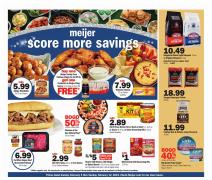 Offer on page 3 of the Superbowl Ad  catalog of Meijer