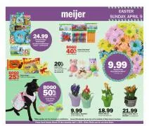 Discount Stores offers in Lafayette IN | Easter Ad in Meijer | 3/26/2023 - 4/1/2023
